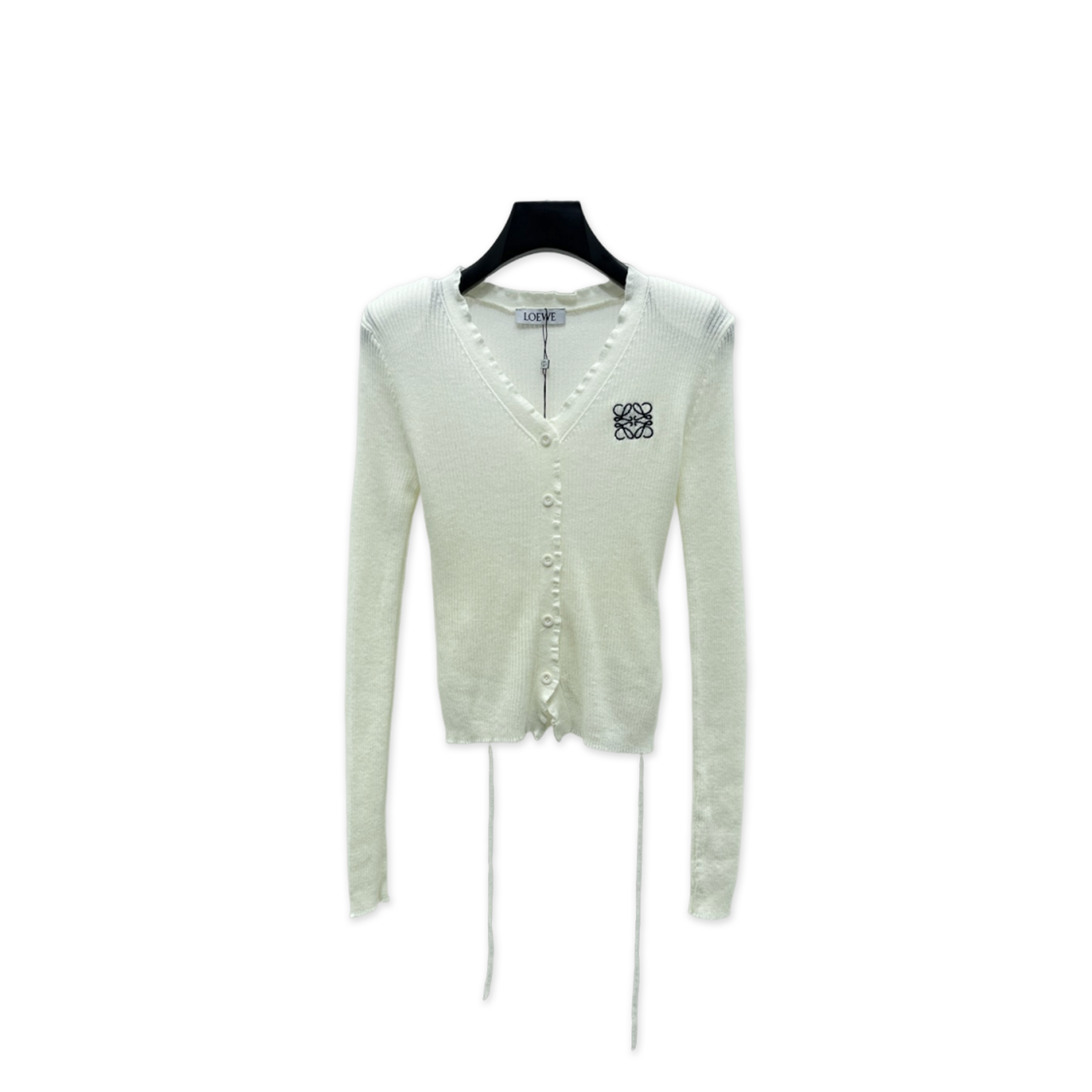 LOEWE ANAGRAM LONG-SLEEVED CARDIGAN